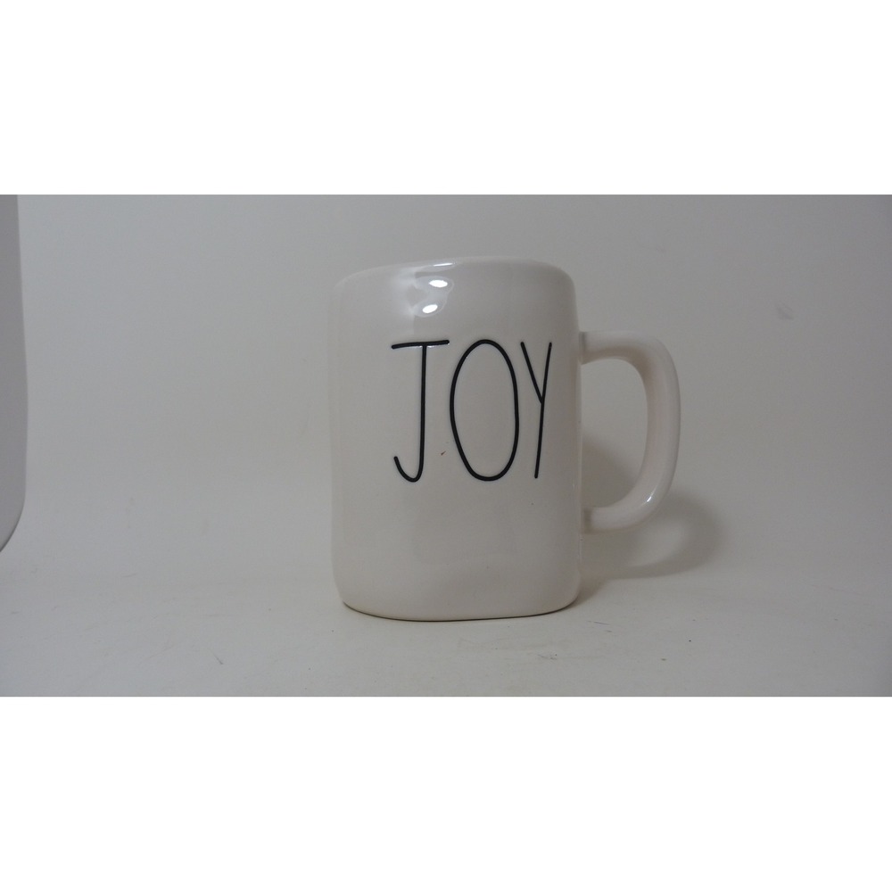 Rae Dunn JOY Christmas Stocking Mug Red Interior Artisan Collection Magenta